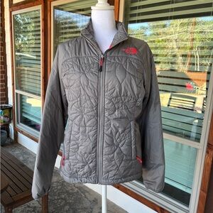 The North Face Women's Gray and Red Jacket